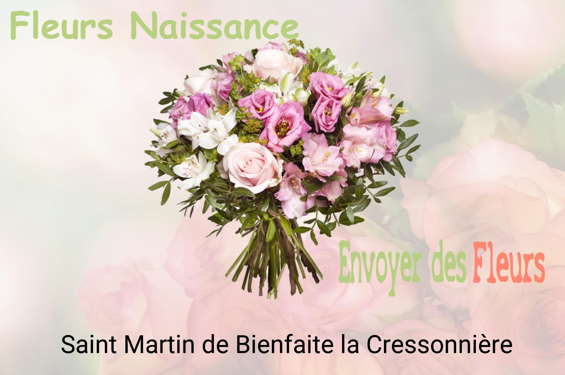 Bouquet de fleurs de naissance livré à Saint-Martin-de-Bienfaite-la-Cressonnière